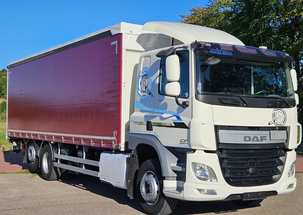 DAF CF370/410/BURTO-FIRANKA/RETARDER/WINDA/OŚ SKRĘTNA-PODNOSZONA/E6/SPROWADZONY/20PALET/BURTO-FIRANKA - Kamion me tendë: foto 2 DAF CF370/410/BURTO-FIRANKA/RETARDER/WINDA/OŚ SKRĘTNA-PODNOSZONA/E6/SPROWADZONY/20PALET/BURTO-FIRANKA - Kamion me tendë: foto 2