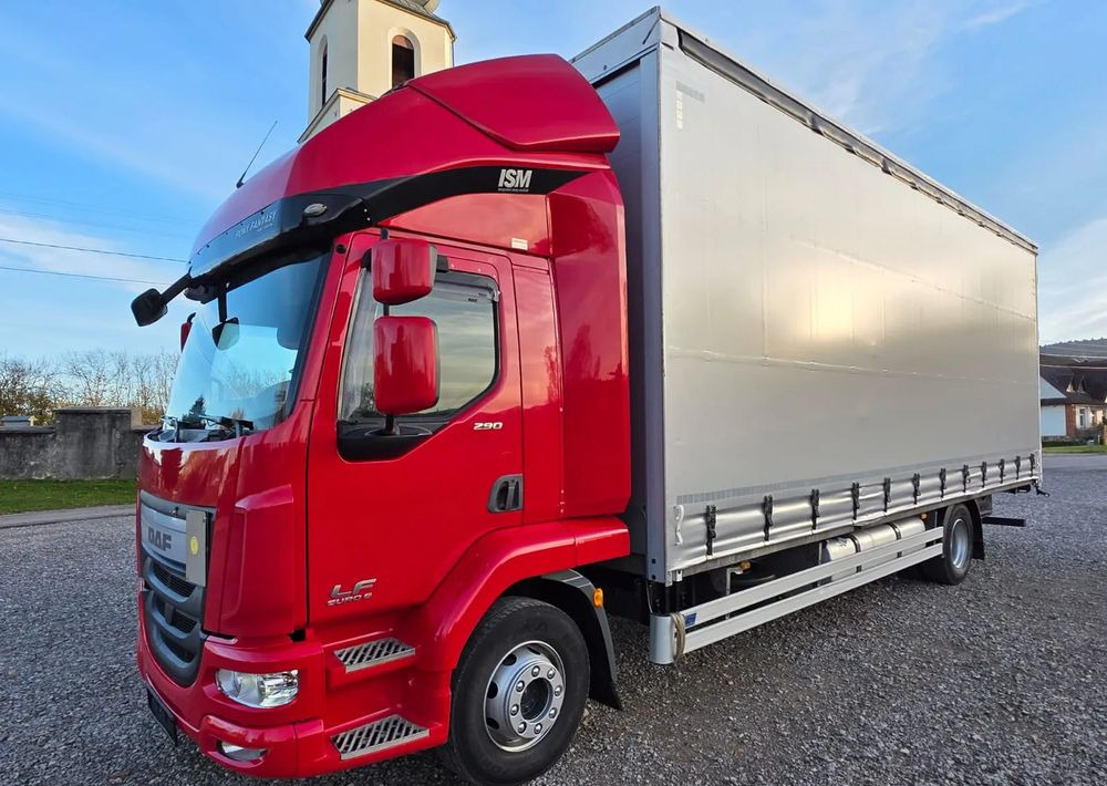 DAF LF 290 / WINDA / 16TON DMC / 3M WYSOKOŚĆ / JUMBO / FIRANKA / SYPIALKA / AUTOMAT / JEDEN WŁAŚCICIE / EURO 6 / 2017/ SPROWADZONY / 19 PALET / DUŻA ŁADOWNOŚĆ / - Kamion me tendë: foto 2 DAF LF 290 / WINDA / 16TON DMC / 3M WYSOKOŚĆ / JUMBO / FIRANKA / SYPIALKA / AUTOMAT / JEDEN WŁAŚCICIE / EURO 6 / 2017/ SPROWADZONY / 19 PALET / DUŻA ŁADOWNOŚĆ / - Kamion me tendë: foto 2