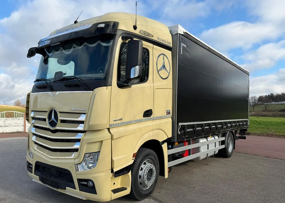 Mercedes-Benz ACTROS 1846 / FIRANKA / WINDA / 18 EUROPALET / AUTOMAT / Z NIEMIEC / 2019 / PRZEBIEG 370 TYŚ KM - Kamion me tendë: foto 2 Mercedes-Benz ACTROS 1846 / FIRANKA / WINDA / 18 EUROPALET / AUTOMAT / Z NIEMIEC / 2019 / PRZEBIEG 370 TYŚ KM - Kamion me tendë: foto 2