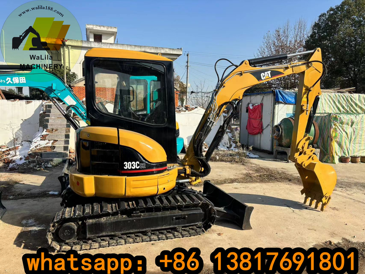 CATERPILLAR Caterpillar CAT303C Mini Excavator - Miniekskavator: foto 1 CATERPILLAR Caterpillar CAT303C Mini Excavator - Miniekskavator: foto 1