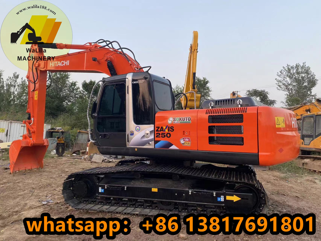 Hitachi Hitachi zx250 - Ekskavator me zinxhirë: foto 1 Hitachi Hitachi zx250 - Ekskavator me zinxhirë: foto 1