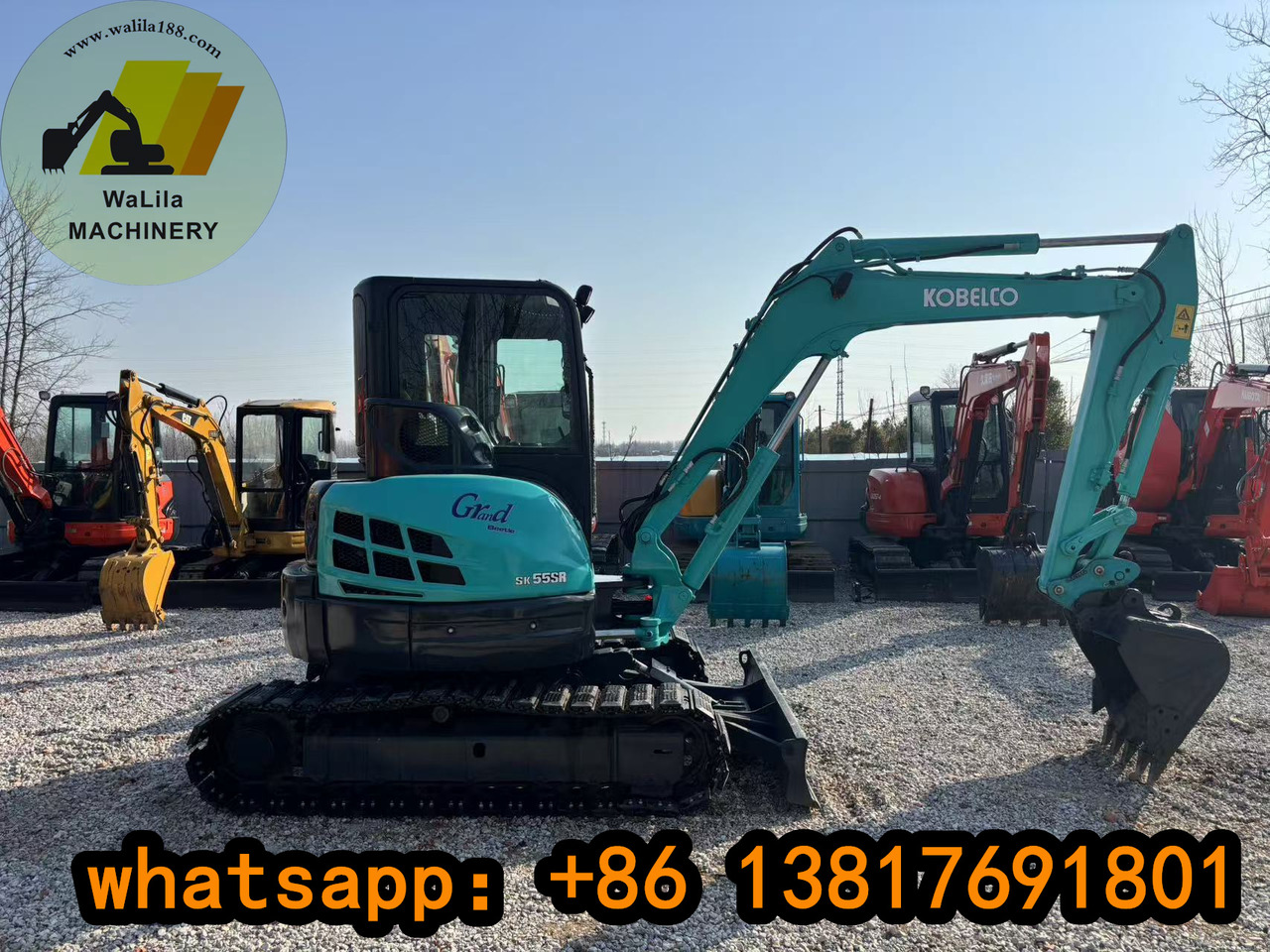 KOBELCO SK55 - Miniekskavator: foto 1 KOBELCO SK55 - Miniekskavator: foto 1