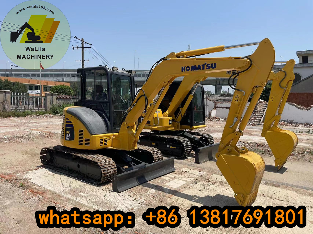 KOMATSU PC 55 MR-3 - Miniekskavator: foto 4 KOMATSU PC 55 MR-3 - Miniekskavator: foto 4
