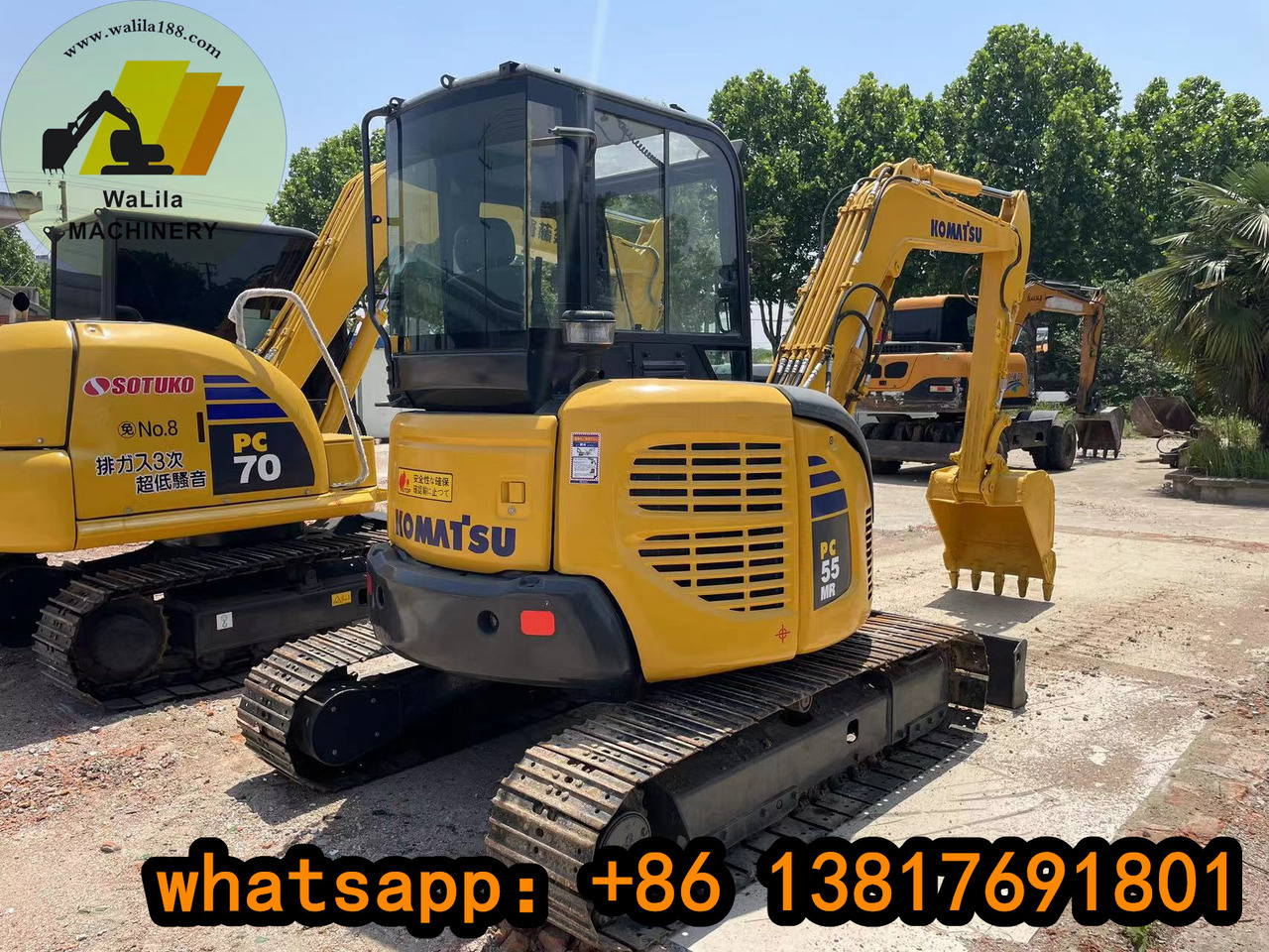 KOMATSU PC 55 MR-3 - Miniekskavator: foto 3 KOMATSU PC 55 MR-3 - Miniekskavator: foto 3