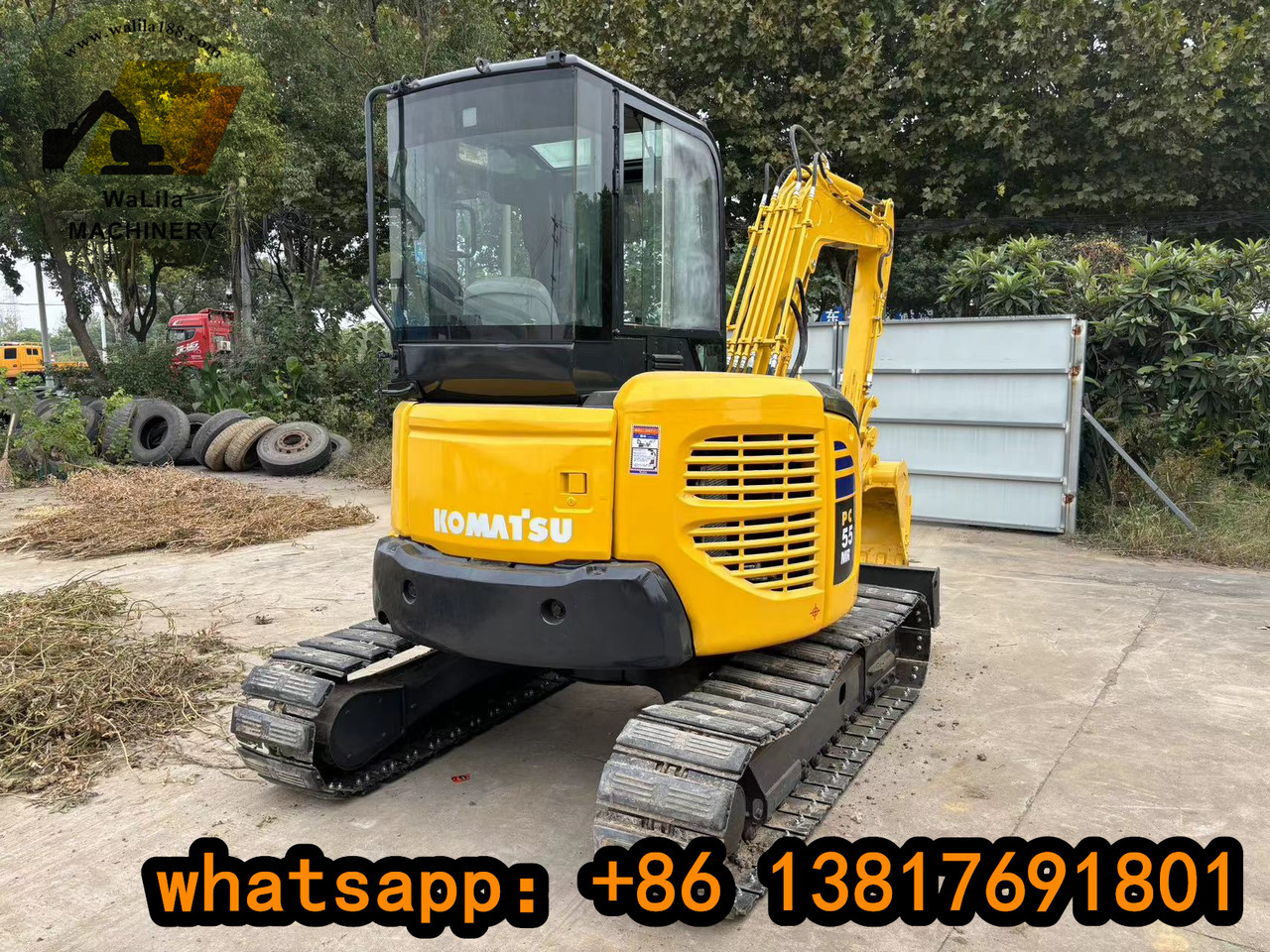 KOMATSU PC 55 MR-3 - Miniekskavator: foto 2 KOMATSU PC 55 MR-3 - Miniekskavator: foto 2