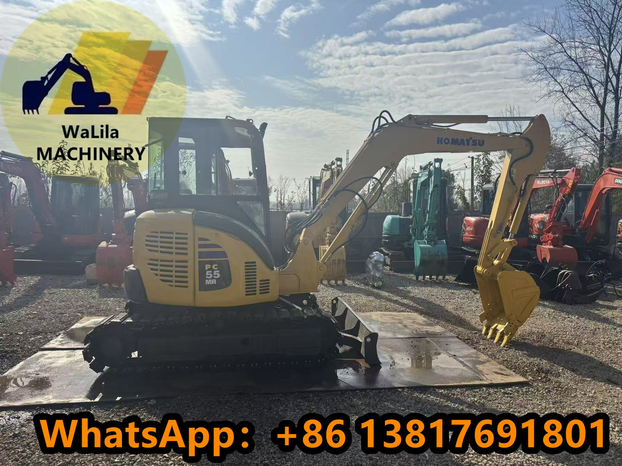 KOMATSU PC55MR-3 - Miniekskavator: foto 1 KOMATSU PC55MR-3 - Miniekskavator: foto 1