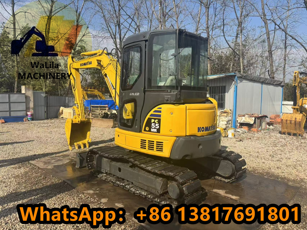 KOMATSU PC55MR-3 - Miniekskavator: foto 4 KOMATSU PC55MR-3 - Miniekskavator: foto 4