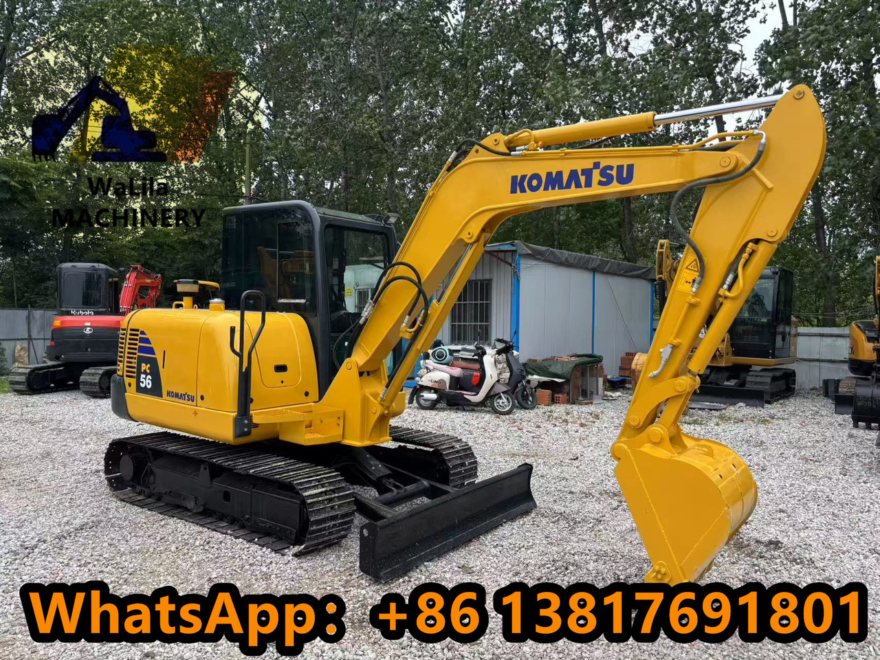 KOMATSU PC56-7 - Miniekskavator: foto 2 KOMATSU PC56-7 - Miniekskavator: foto 2