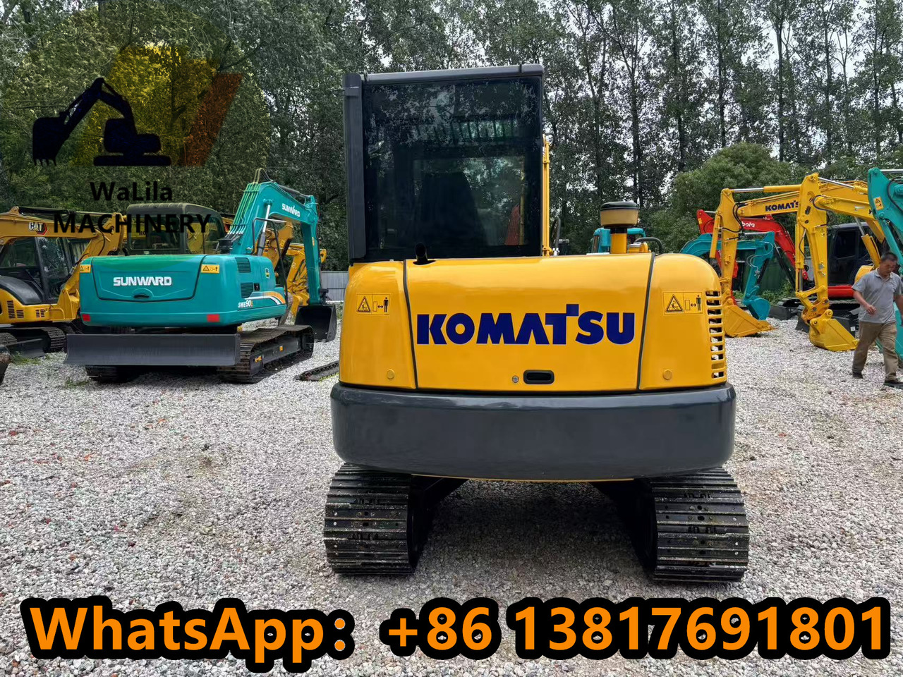 KOMATSU PC56-7 - Miniekskavator: foto 5 KOMATSU PC56-7 - Miniekskavator: foto 5