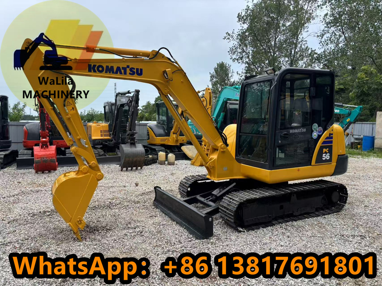 KOMATSU PC56 - Miniekskavator: foto 4 KOMATSU PC56 - Miniekskavator: foto 4