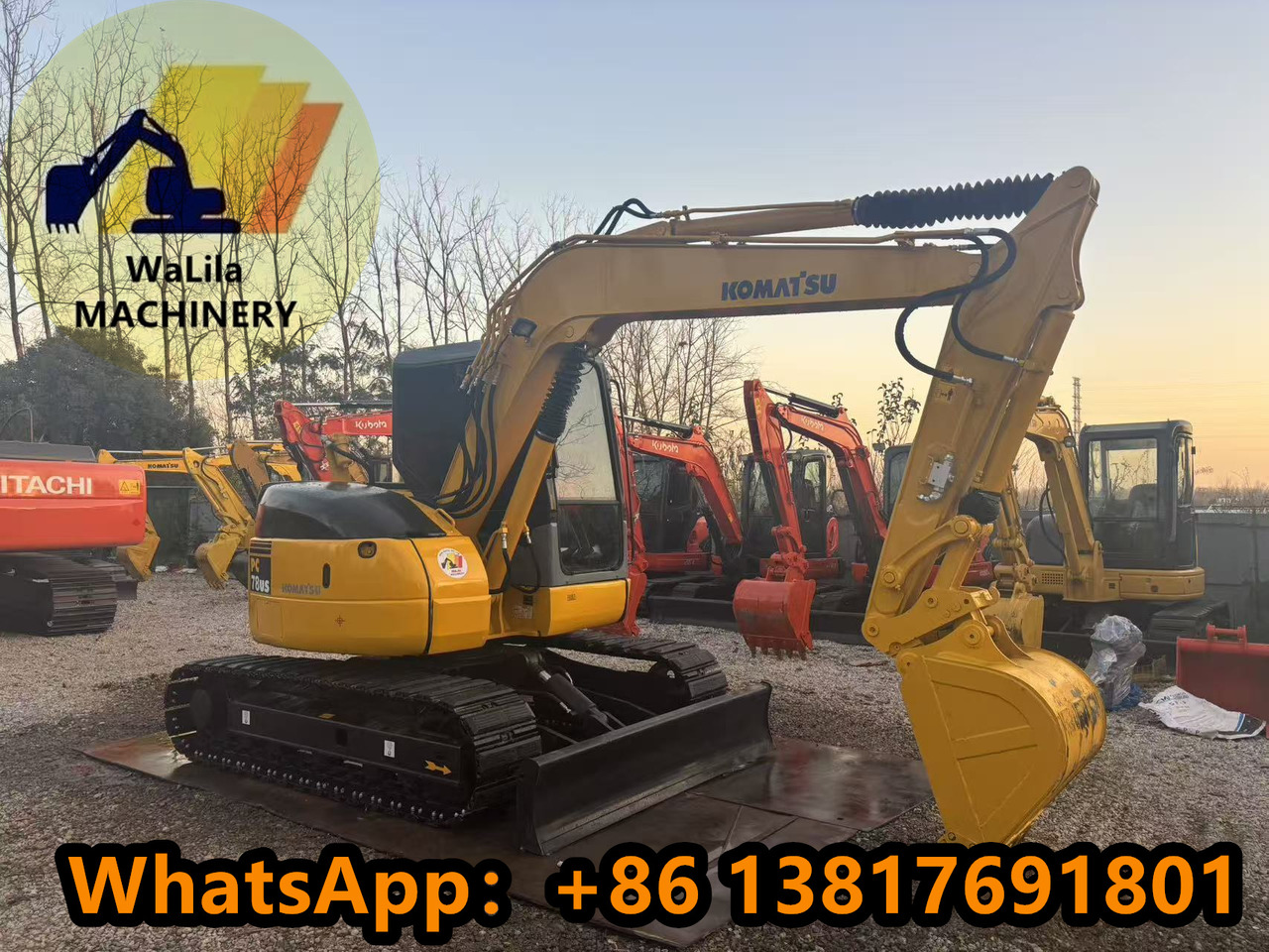 KOMATSU PC78US - Miniekskavator: foto 1 KOMATSU PC78US - Miniekskavator: foto 1