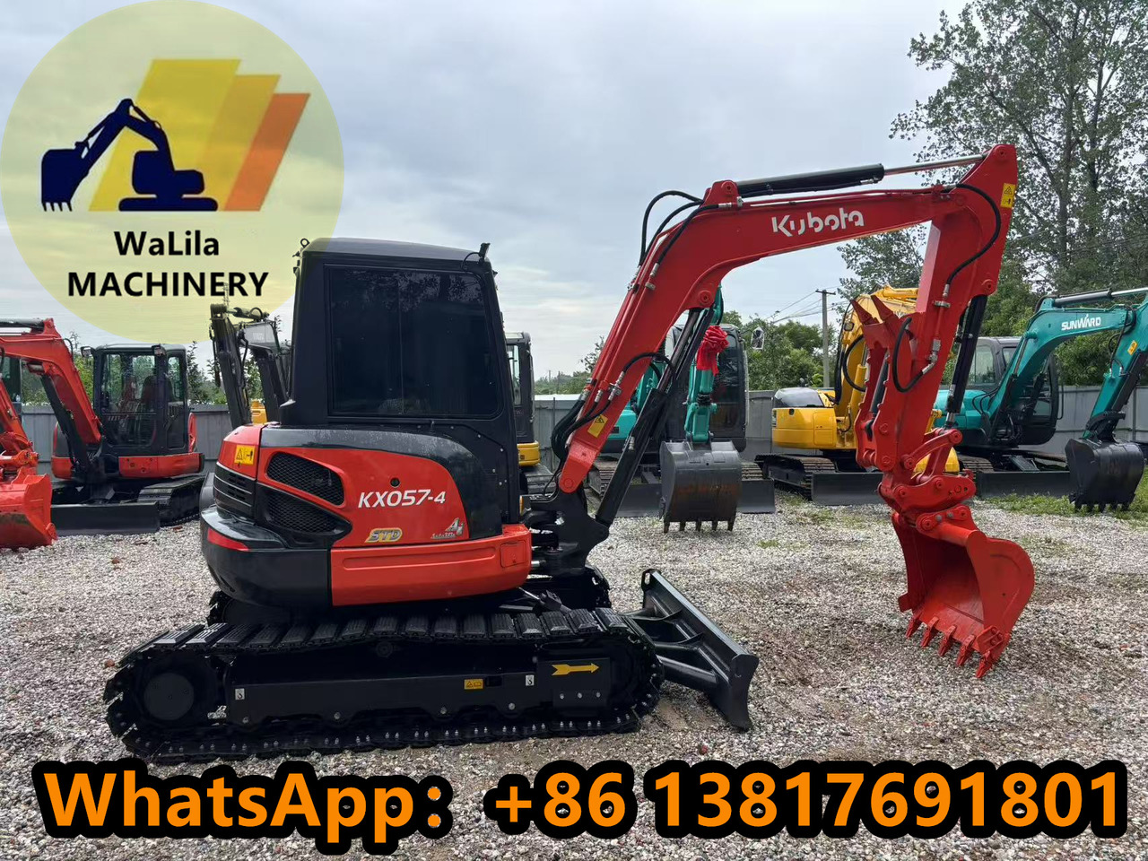 KUBOTA KX057-4 - Miniekskavator: foto 1 KUBOTA KX057-4 - Miniekskavator: foto 1