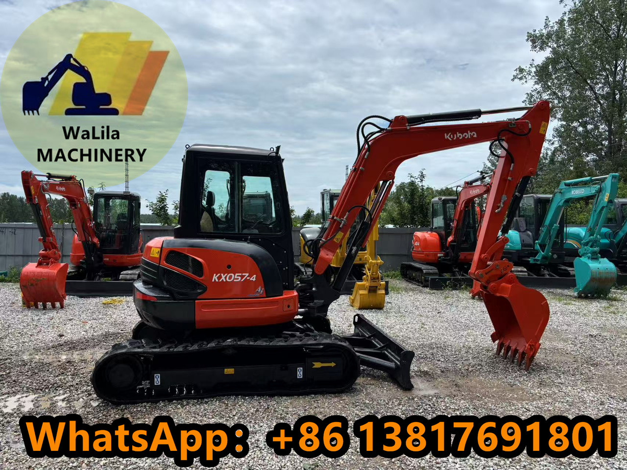 KUBOTA KX057 - Miniekskavator: foto 1 KUBOTA KX057 - Miniekskavator: foto 1