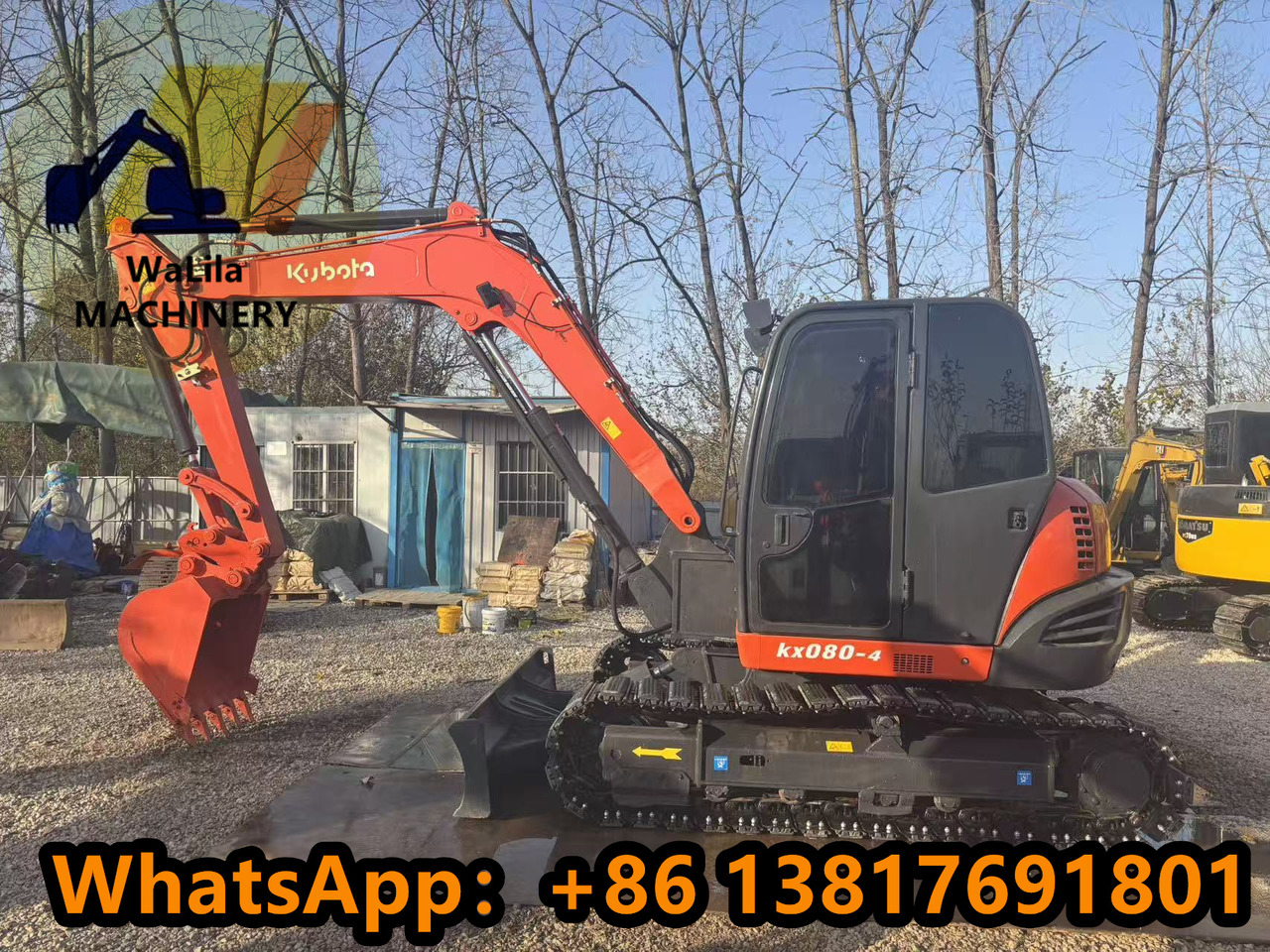 KUBOTA KX080-4 - Miniekskavator: foto 4 KUBOTA KX080-4 - Miniekskavator: foto 4