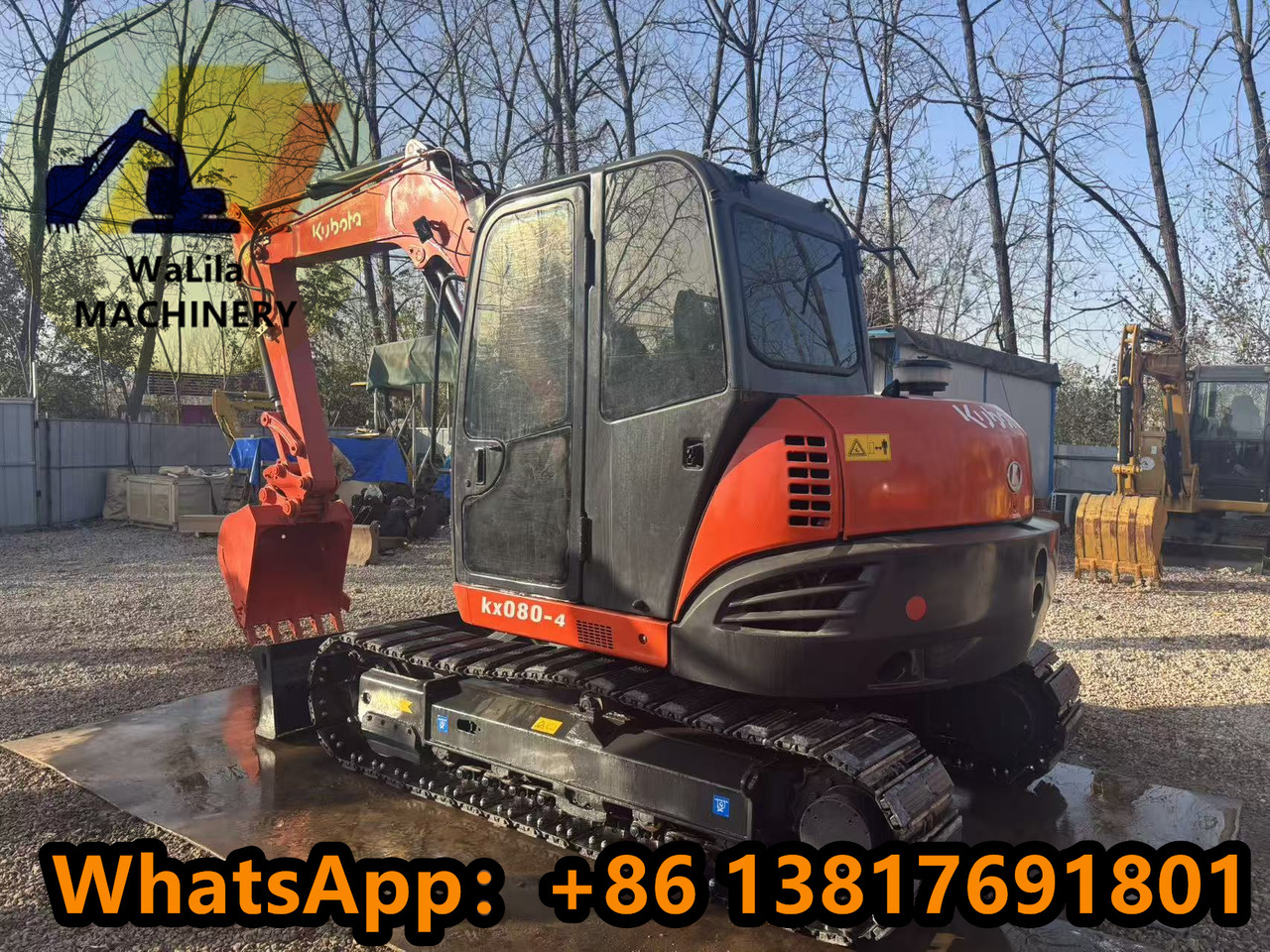 KUBOTA KX080-4 - Miniekskavator: foto 5 KUBOTA KX080-4 - Miniekskavator: foto 5