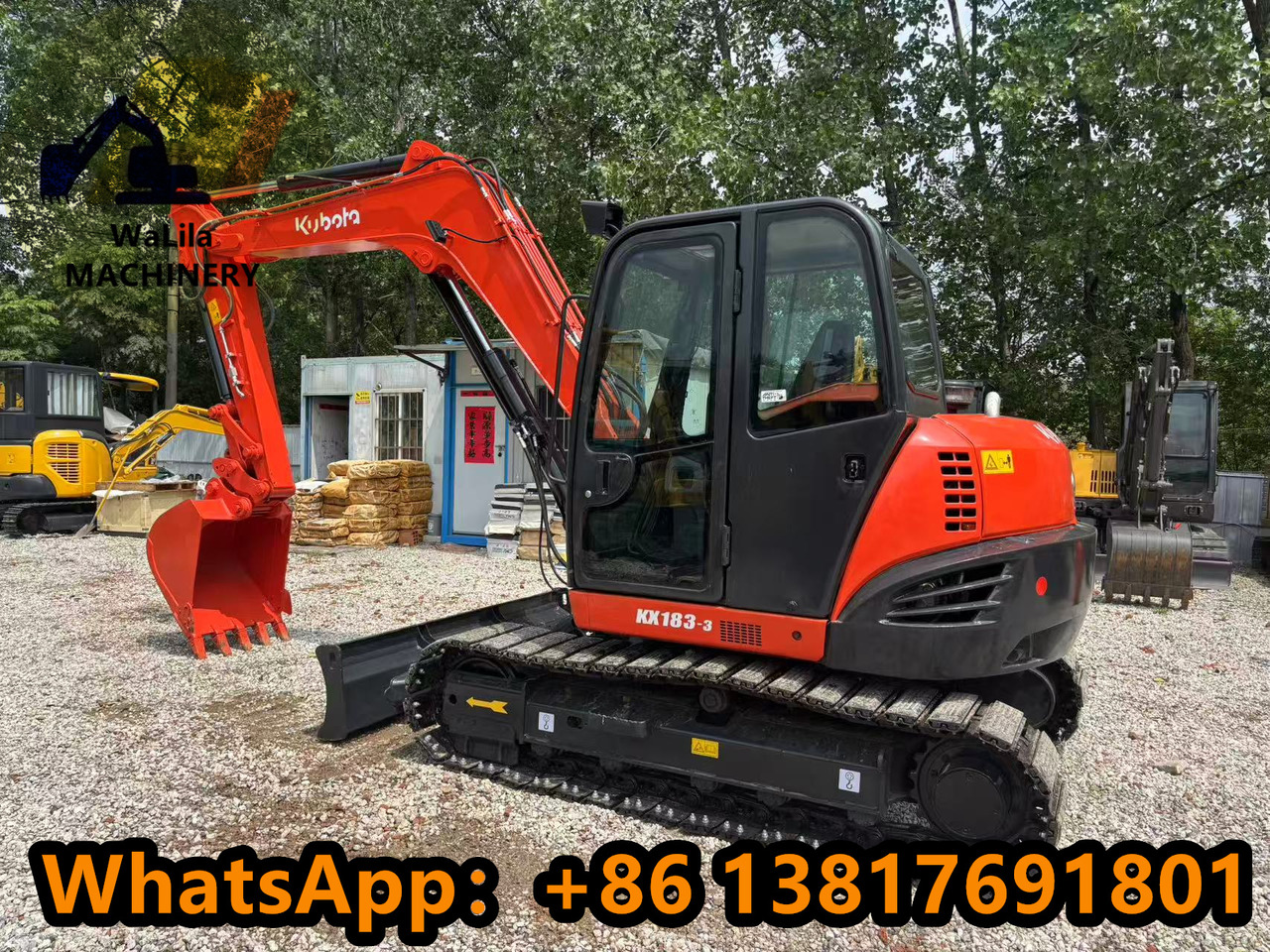 KUBOTA KX183 - Miniekskavator: foto 1 KUBOTA KX183 - Miniekskavator: foto 1
