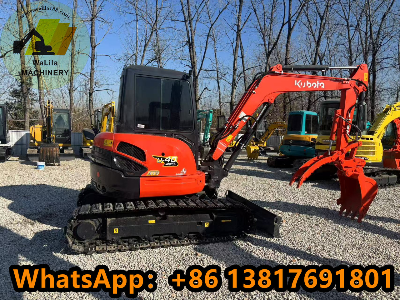 KUBOTA U40 - Miniekskavator: foto 1 KUBOTA U40 - Miniekskavator: foto 1