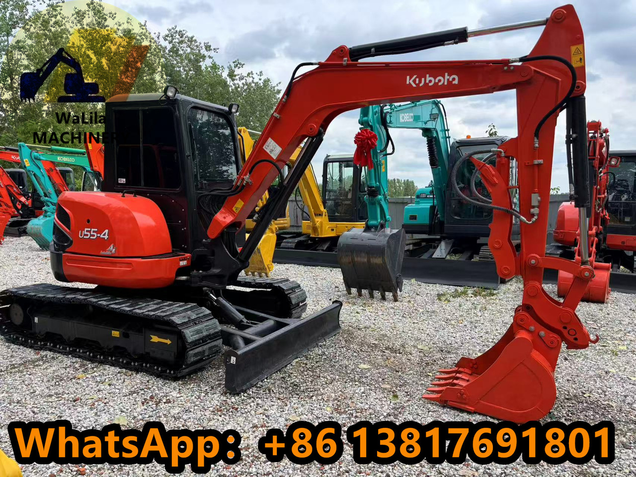 KUBOTA U55-4 - Miniekskavator: foto 1 KUBOTA U55-4 - Miniekskavator: foto 1
