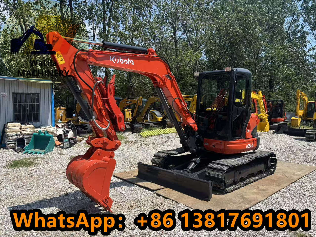 KUBOTA U55-4 - Miniekskavator: foto 2 KUBOTA U55-4 - Miniekskavator: foto 2
