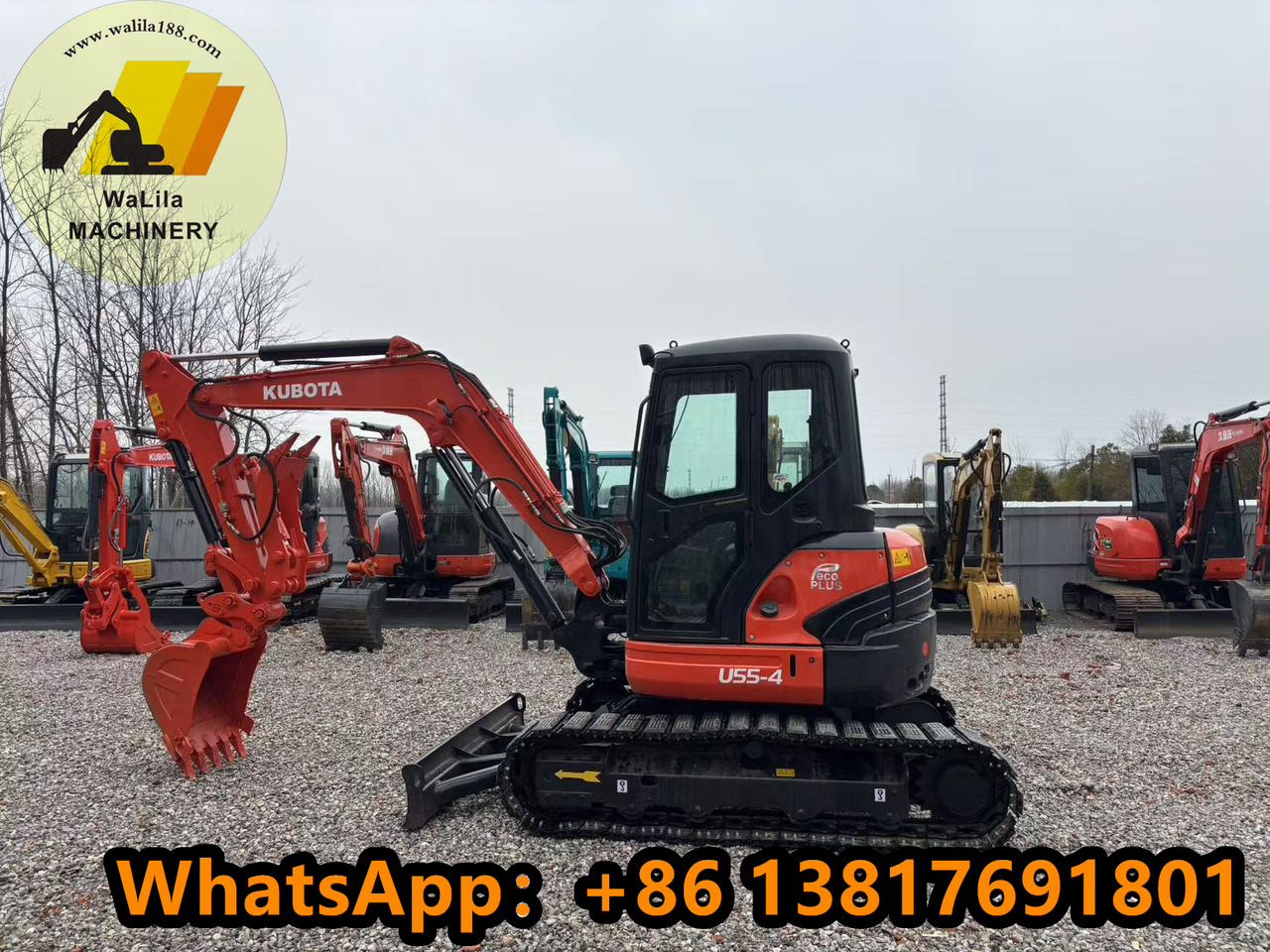 KUBOTA U55-4 - Miniekskavator: foto 5 KUBOTA U55-4 - Miniekskavator: foto 5