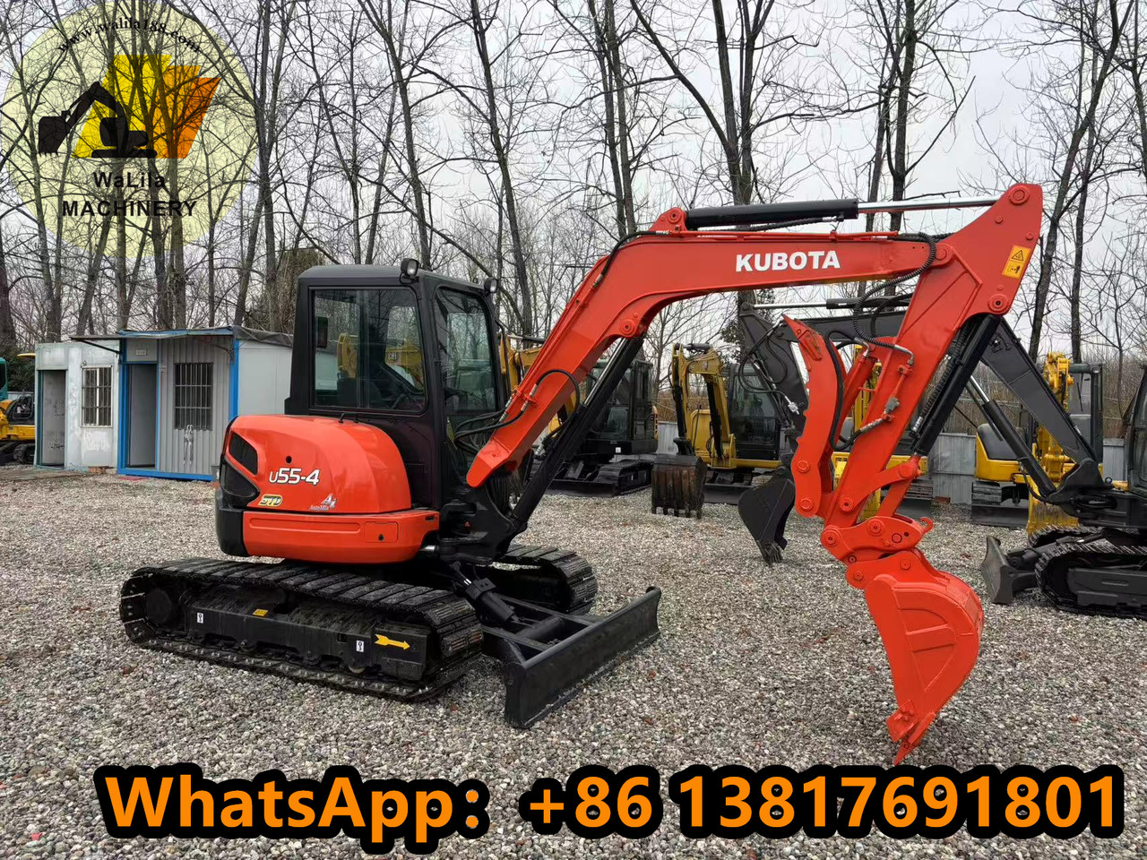 KUBOTA U55-4 - Miniekskavator: foto 4 KUBOTA U55-4 - Miniekskavator: foto 4