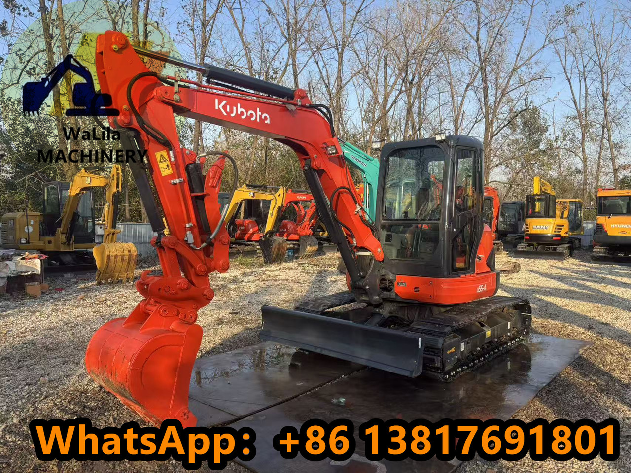 KUBOTA U55-4R - Miniekskavator: foto 4 KUBOTA U55-4R - Miniekskavator: foto 4