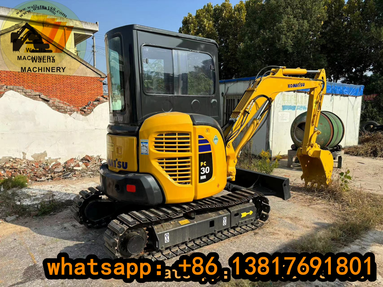Komatsu PC 30 MR-3 Komatsu 30, Komatsu 35-3 - Miniekskavator: foto 5 Komatsu PC 30 MR-3 Komatsu 30, Komatsu 35-3 - Miniekskavator: foto 5