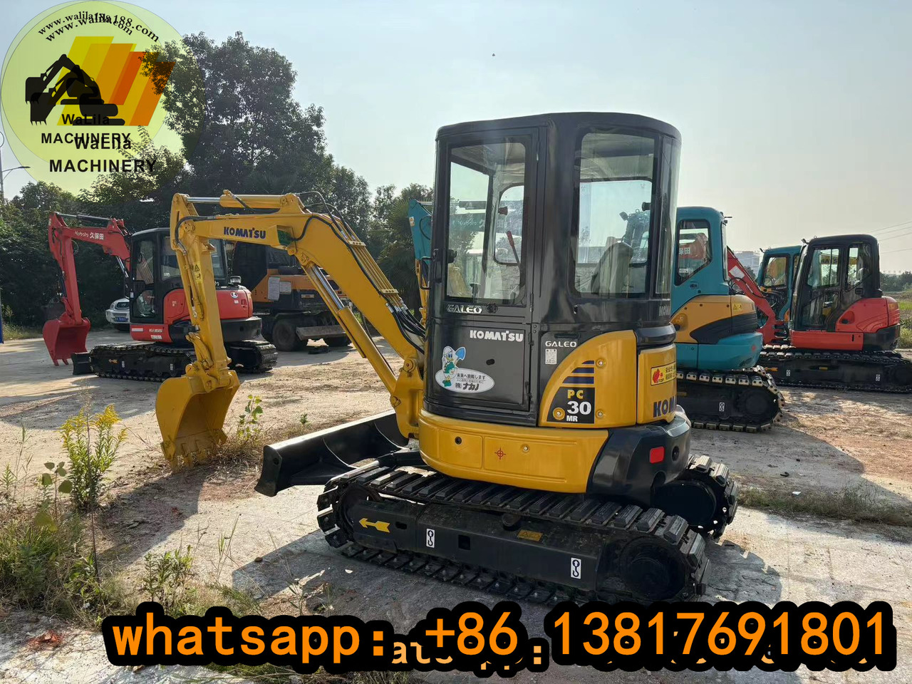 Komatsu PC 30 MR-3 Komatsu 30, Komatsu 35-3 - Miniekskavator: foto 3 Komatsu PC 30 MR-3 Komatsu 30, Komatsu 35-3 - Miniekskavator: foto 3