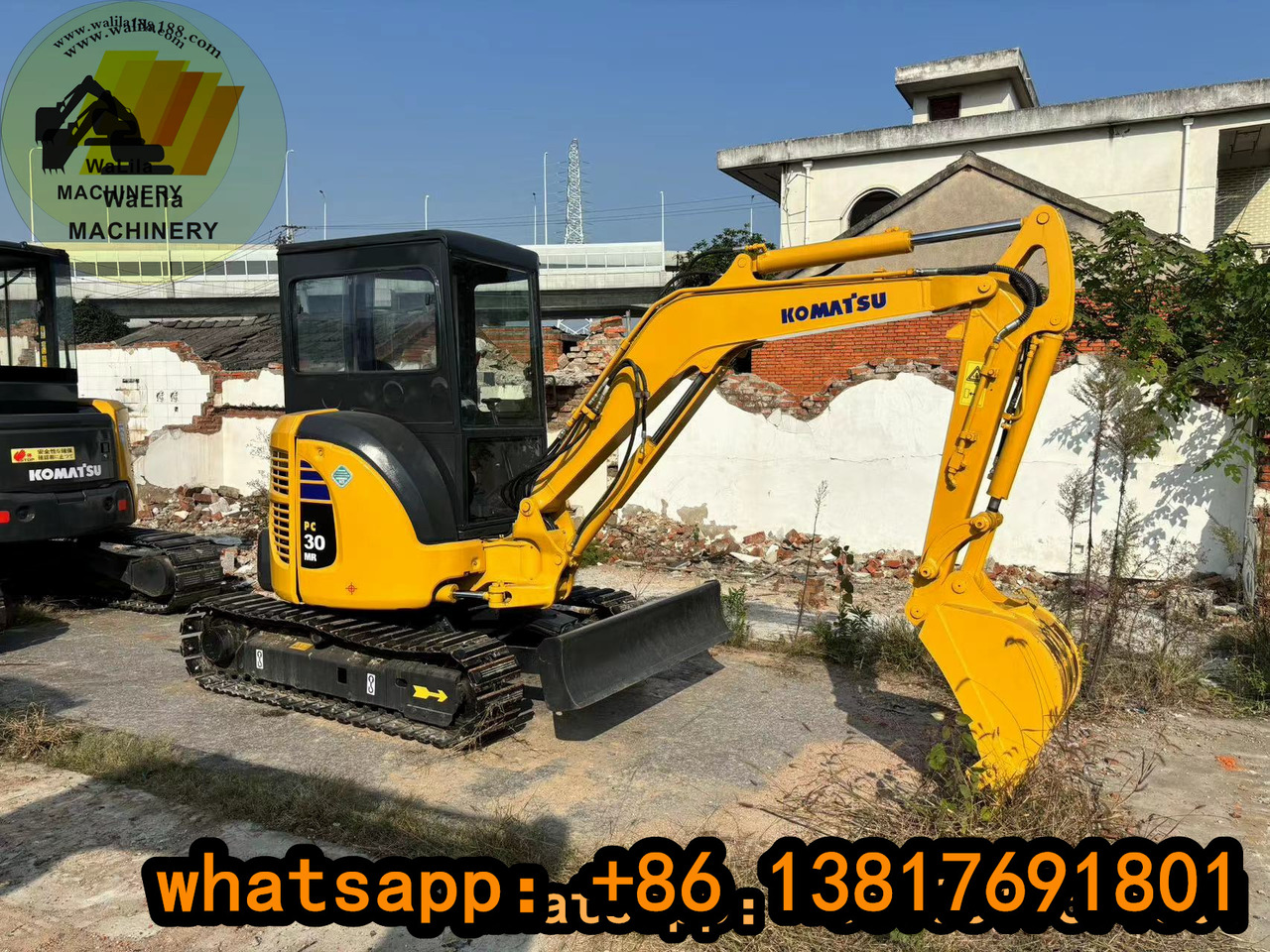 Komatsu PC 30 MR-3 Komatsu 30, Komatsu 35-3 - Miniekskavator: foto 1 Komatsu PC 30 MR-3 Komatsu 30, Komatsu 35-3 - Miniekskavator: foto 1