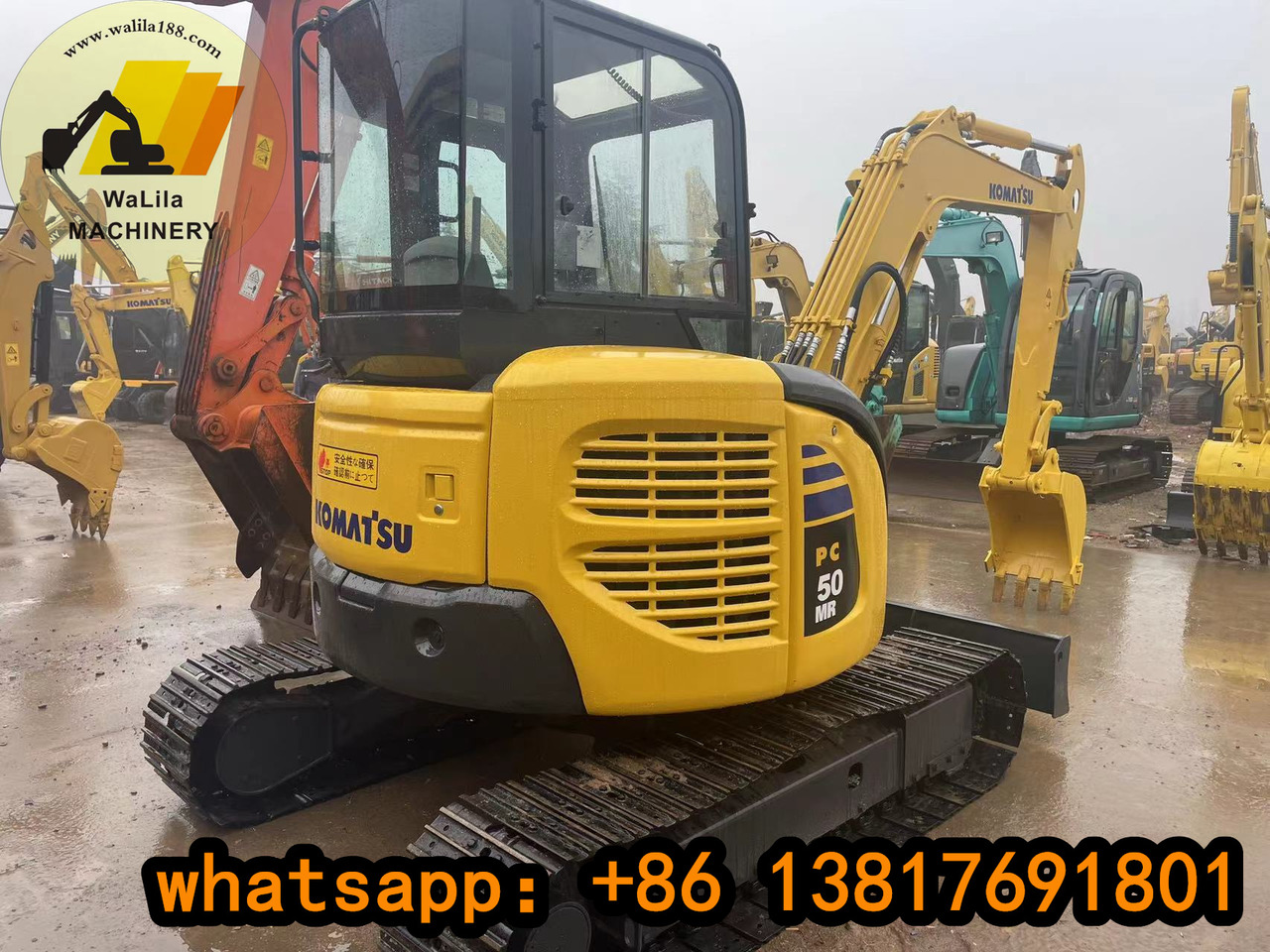 Komatsu PC 50 MR KOMATSU mini excavator Komatsu PC60, PC55, PC50 - Miniekskavator: foto 2 Komatsu PC 50 MR KOMATSU mini excavator Komatsu PC60, PC55, PC50 - Miniekskavator: foto 2