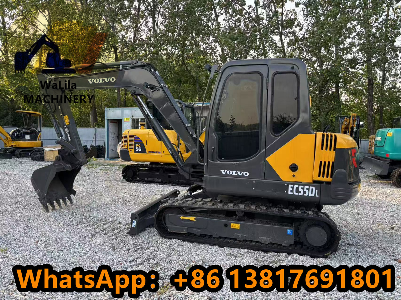 VOLVO EC55 Rubber track version - Miniekskavator: foto 1 VOLVO EC55 Rubber track version - Miniekskavator: foto 1