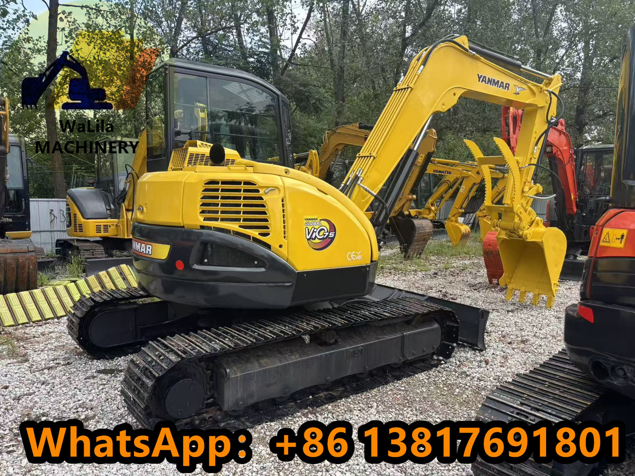 YANMAR VIO 75 - Ekskavator me zinxhirë: foto 1 YANMAR VIO 75 - Ekskavator me zinxhirë: foto 1