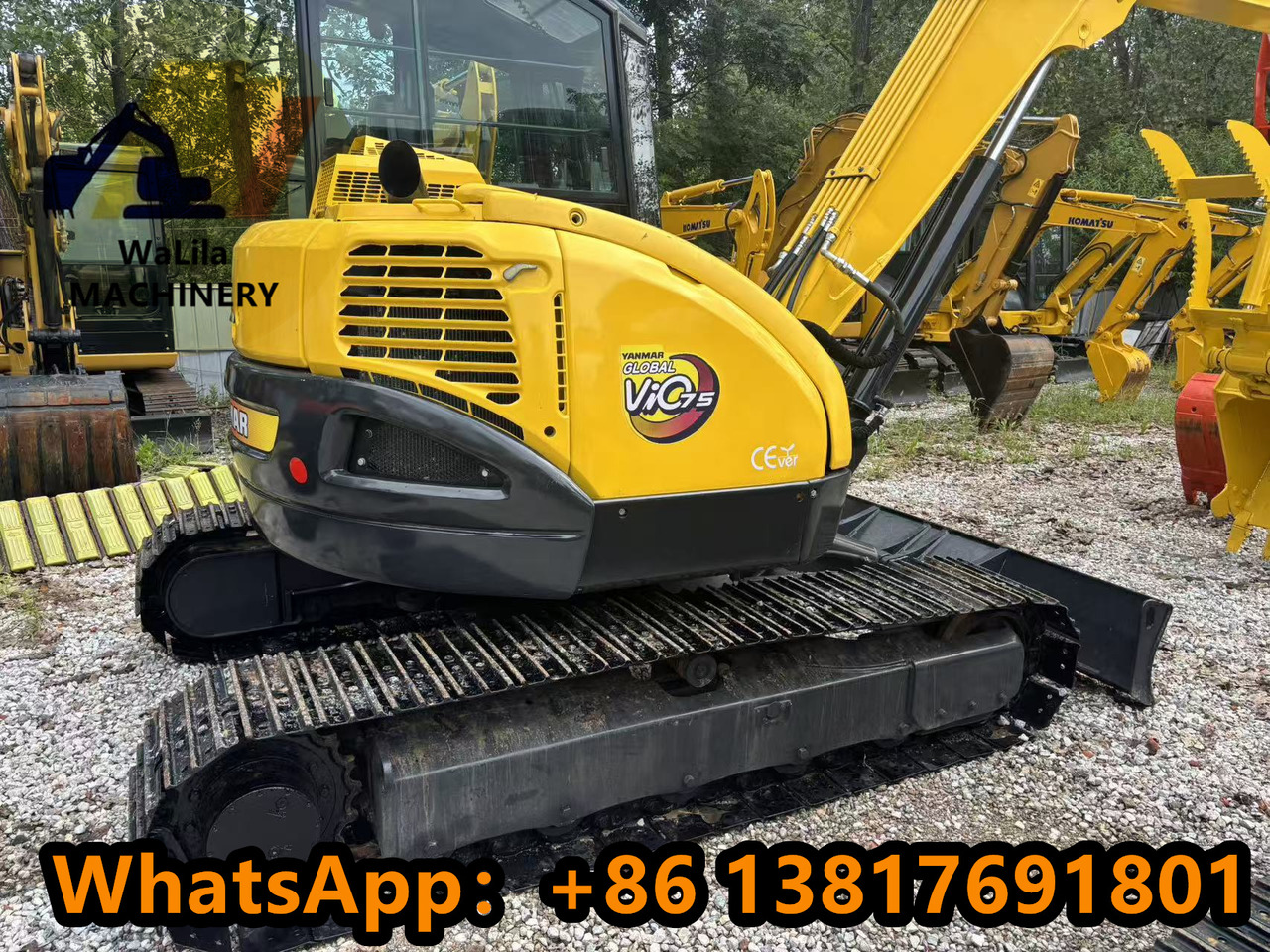 YANMAR VIO 75 - Ekskavator me zinxhirë: foto 4 YANMAR VIO 75 - Ekskavator me zinxhirë: foto 4