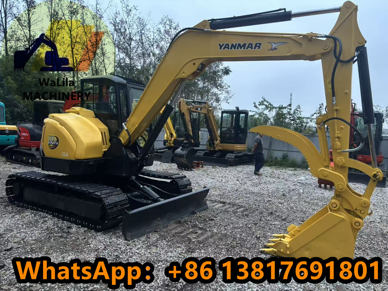 YANMAR VIO75 - Miniekskavator: foto 4 YANMAR VIO75 - Miniekskavator: foto 4