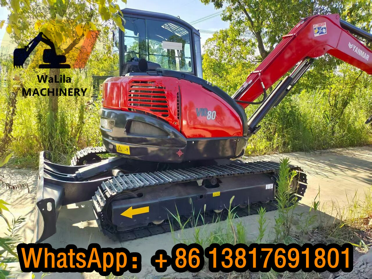 YANMAR VIO80 - Miniekskavator: foto 1 YANMAR VIO80 - Miniekskavator: foto 1