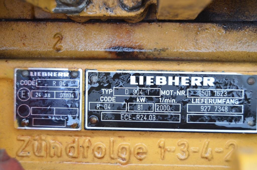 Liebherr D904 T - Motori për Makineri ndërtimi: foto 3 Liebherr D904 T - Motori për Makineri ndërtimi: foto 3