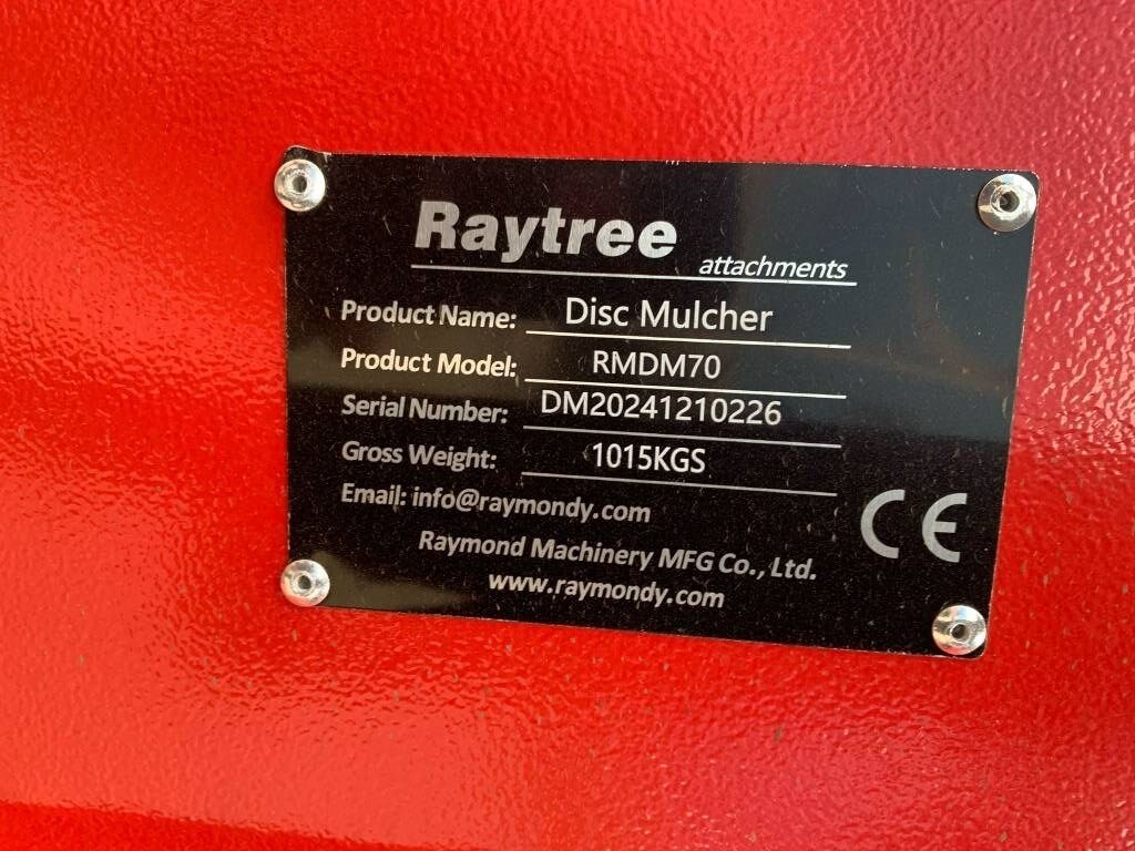 Raytree RMDM70 Mulcher Raytree RMDM70 Mulcher - Trince pyllore: foto 4 Raytree RMDM70 Mulcher Raytree RMDM70 Mulcher - Trince pyllore: foto 4