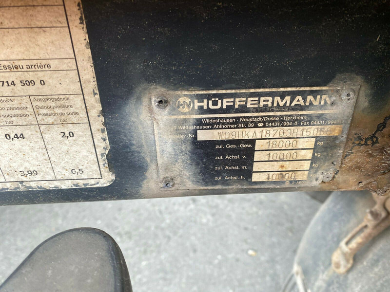 Huffermann HKA 1870 Abrollanhänger - Rimorkio roll-off/ Skip loader: foto 3 Huffermann HKA 1870 Abrollanhänger - Rimorkio roll-off/ Skip loader: foto 3