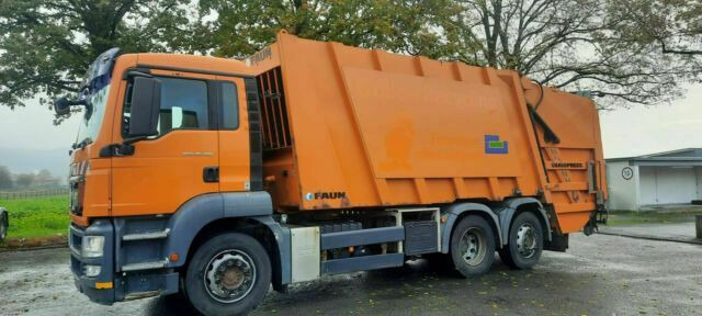 MAN 26.320 Müllwagen Faun Variopress - Kamion mbeturinash: foto 2 MAN 26.320 Müllwagen Faun Variopress - Kamion mbeturinash: foto 2