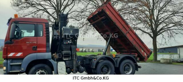 MAN 26.440TGS Kipper+Kran Meiller/Stahl - Kamion vetëshkarkues, Kamion me vinç: foto 5 MAN 26.440TGS Kipper+Kran Meiller/Stahl - Kamion vetëshkarkues, Kamion me vinç: foto 5