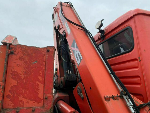 MAN ME18.284 mit Kran Not Aus Hiab 122B - Kamion me karroceri të hapur, Kamion me vinç: foto 4 MAN ME18.284 mit Kran Not Aus Hiab 122B - Kamion me karroceri të hapur, Kamion me vinç: foto 4