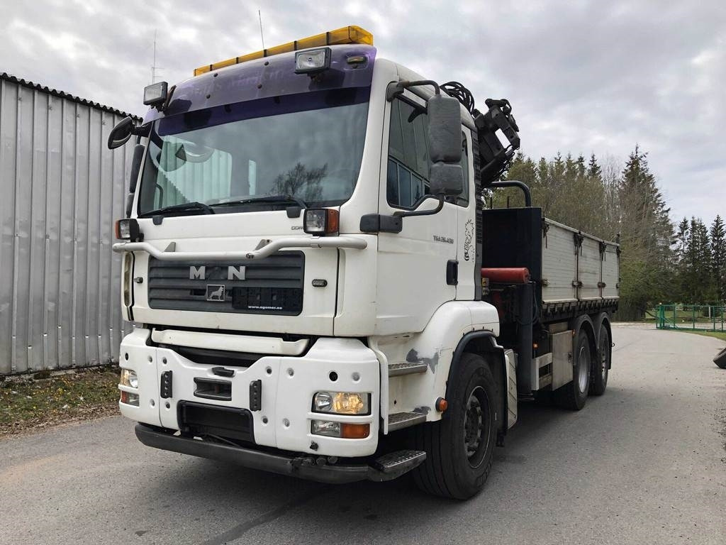 MAN TGA 26.430 6X2-2 BL/M 3-WAY TIP+PALFINGER PK23500 - Kamion vetëshkarkues: foto 2 MAN TGA 26.430 6X2-2 BL/M 3-WAY TIP+PALFINGER PK23500 - Kamion vetëshkarkues: foto 2