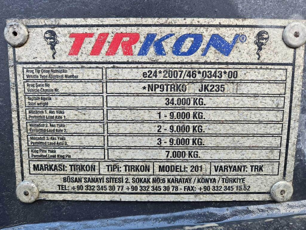 Gjysmë rimorkio vetëshkarkuese Tircon TRK01: foto 11