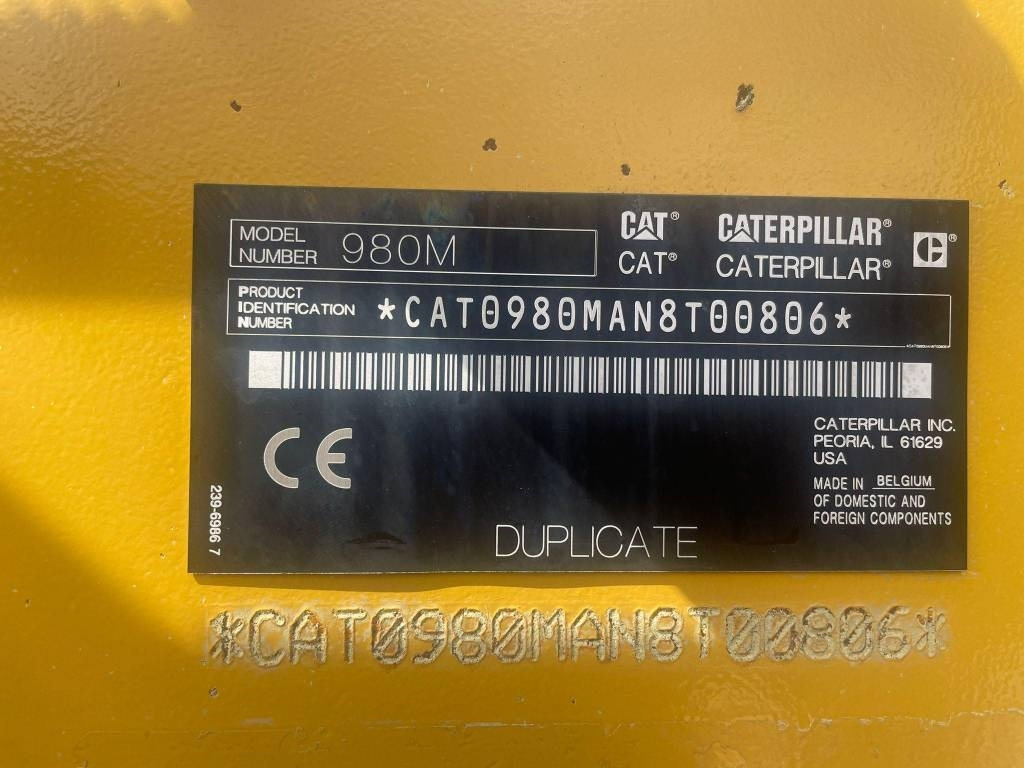 CAT 980M - Fadrom me goma: foto 2 CAT 980M - Fadrom me goma: foto 2