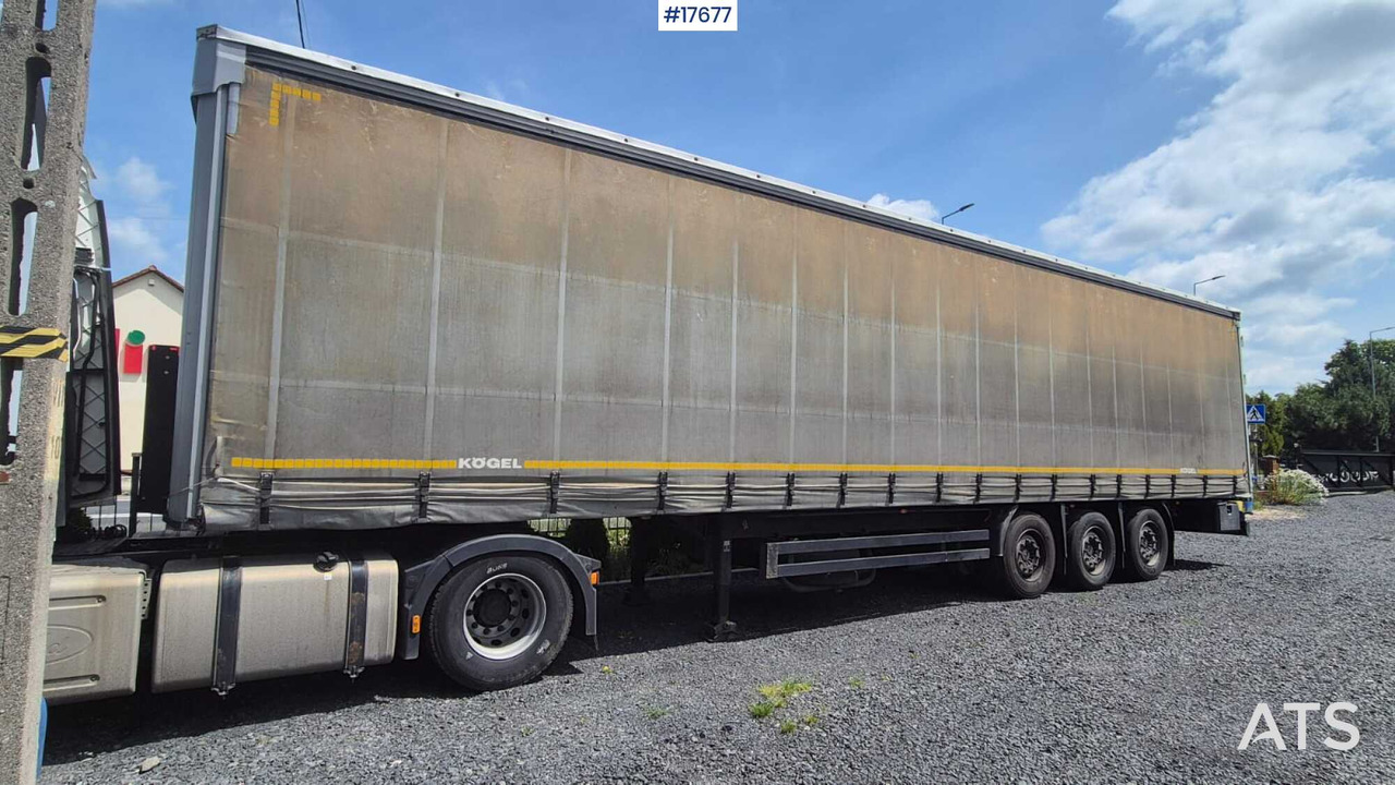 2016 Kögel S-24 - Gjysmë rimorkio me tendë: foto 2 2016 Kögel S-24 - Gjysmë rimorkio me tendë: foto 2