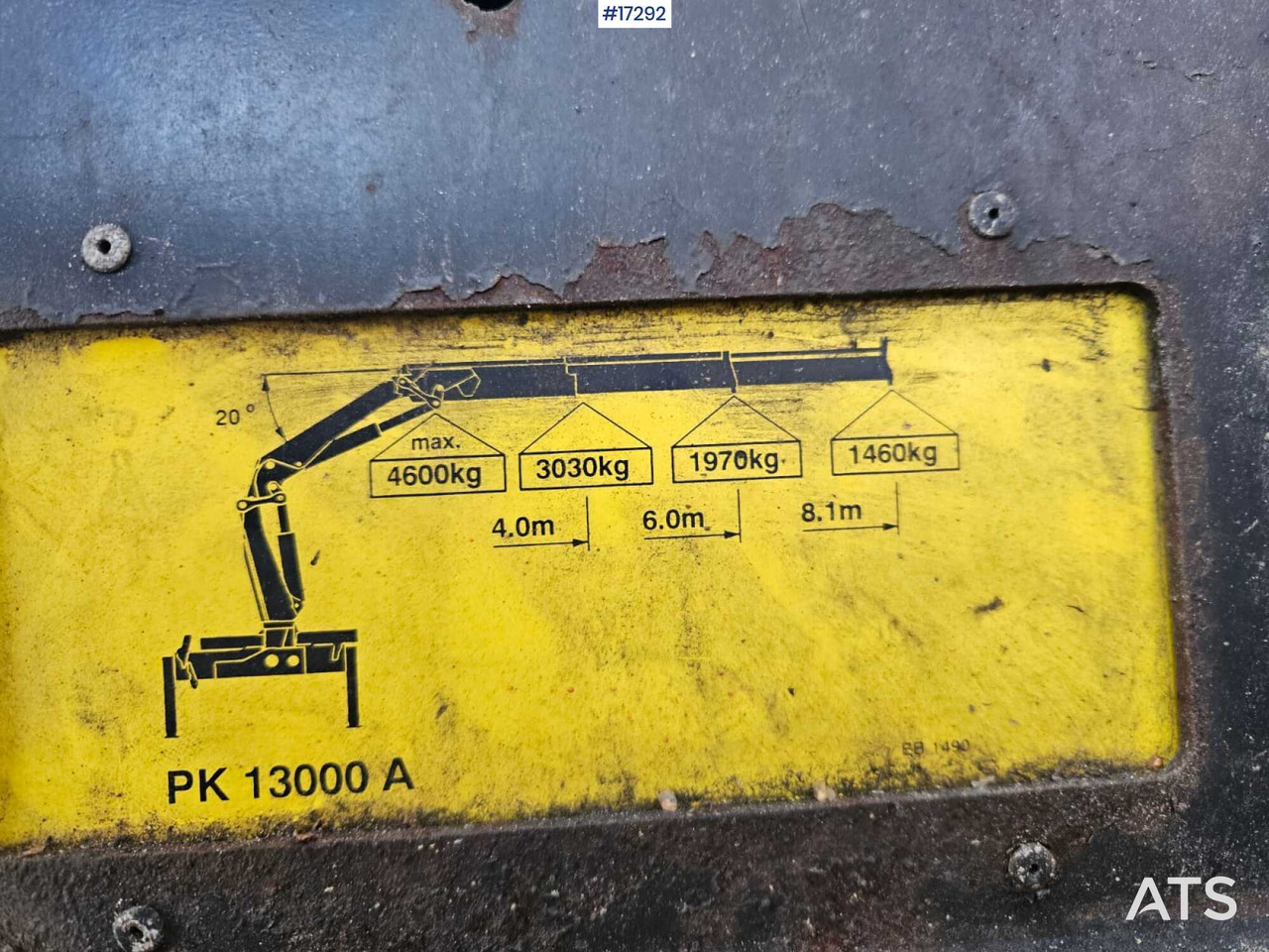 PALFINGER PK 13000 hydraulic crane (1997) - Vinç për kamion: foto 5 PALFINGER PK 13000 hydraulic crane (1997) - Vinç për kamion: foto 5