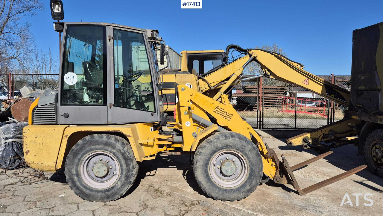 Wheel loader AHLMANN AL 85t 2004) forks, quick coupler, opening bucket. - Fadrom me goma: foto 5 Wheel loader AHLMANN AL 85t 2004) forks, quick coupler, opening bucket. - Fadrom me goma: foto 5