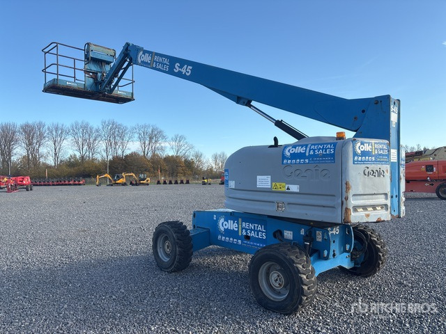 2011 Genie S-45 4WD Diesel Telescopic Boom Lift - Krah teleskopik: foto 4 2011 Genie S-45 4WD Diesel Telescopic Boom Lift - Krah teleskopik: foto 4