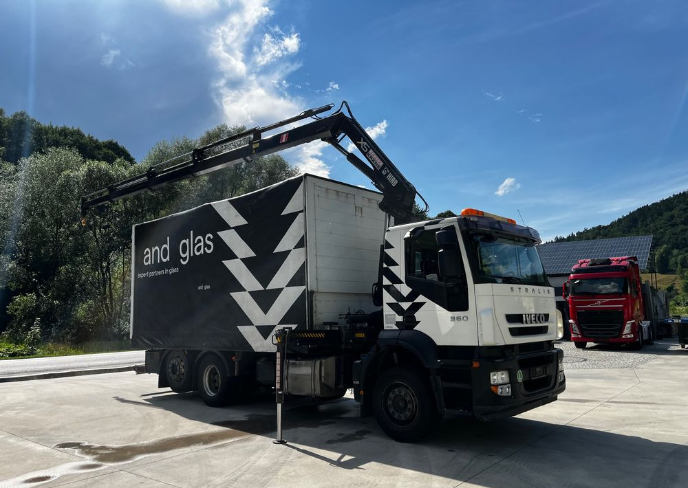 Iveco Stralis 360 // HIAB 144 E4 HIDUO + Radio // Zabudowa 6m // Oś podnoszona - Gjysmë-kamion: foto 2 Iveco Stralis 360 // HIAB 144 E4 HIDUO + Radio // Zabudowa 6m // Oś podnoszona - Gjysmë-kamion: foto 2