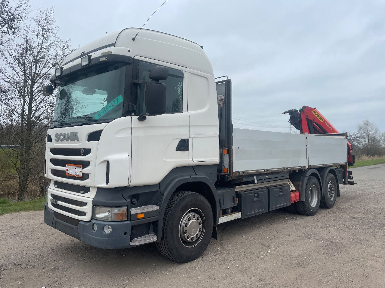 Scania R480 with Palfinger PK 19.001 SLD crane - Kamion me karroceri të hapur: foto 1 Scania R480 with Palfinger PK 19.001 SLD crane - Kamion me karroceri të hapur: foto 1